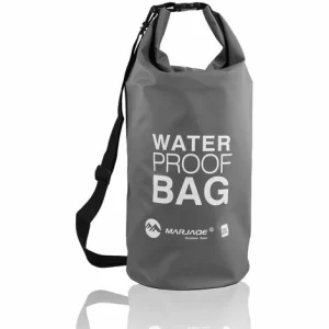 Eyepower Trockentasche DryBag 20L Grau 100% Wasserdicht Ultraleicht Schultergurt 11