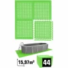 EYEPOWER 16 M² Poolunterlage – 44 EVA Matten 62×62 – Unterlegmatten Set – Pool Unterlage 19