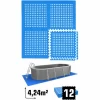 EYEPOWER 4,2 M² Poolunterlage – 12 EVA Matten 62×62 – Unterlegmatten Set – Pool Unterlage 19