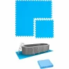 EYEPOWER 1,9 M² Poolunterlage – 8 EVA Matten 50×50 – Unterlegmatten Set – Pool Unterlage 17