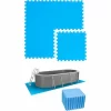 EYEPOWER 8,4 M² Poolunterlage – 36 EVA Matten 50×50 Pool Unterlage – Unterlegmatten Set 17