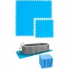 EYEPOWER 10,3 M² Poolunterlage – 44 EVA Matten 50×50 Pool Unterlage – Unterlegmatten Set 19