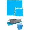 EYEPOWER 13,1 M² Poolunterlage – 56 EVA Matten 50×50 Pool Unterlage – Unterlegmatten Set 17