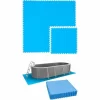 EYEPOWER 10,1 M² Poolunterlage – 16 EVA Matten 81×81 Pool Unterlage – Unterlegmatten Set 19
