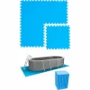 EYEPOWER 16,8 M² Poolunterlage – 72 EVA Matten 50×50 Pool Unterlage – Unterlegmatten Set 19