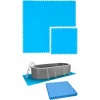 EYEPOWER 5,1 M² Poolunterlage – 8 EVA Matten 81×81 Pool Unterlage – Unterlegmatten Set 19