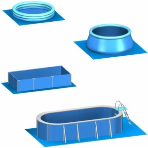 EYEPOWER 15 M² Poolunterlage – 64 EVA Matten 50×50 Pool Unterlage – Unterlegmatten Set 13