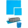 EYEPOWER 15,9 M² Poolunterlage – 68 EVA Matten 50×50 Pool Unterlage – Unterlegmatten Set 17