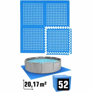 EYEPOWER Poolunterlage Für 366 Cm Pool – 52 EVA Matten – 1cm Outdoor Unterlegmatten Set 9
