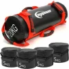 EYEPOWER 20kg Profi Power Bag Mit 4 Wasserdichten Kettlebell Gewichten 6 Griffe Sandbag 19