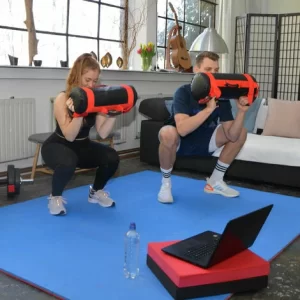 EYEPOWER 20kg Profi Power Bag Mit 4 Wasserdichten Kettlebell Gewichten 6 Griffe Sandbag 15