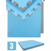 EYEPOWER 2.4qm Profi Fitnessmatte 2cm – 3er Set 90×90 Bodenschutzmatte Für Fitnessgeräte 17