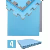 EYEPOWER 3.2qm Profi Fitnessmatte 2cm – 4er Set 90×90 Bodenschutzmatte Für Fitnessgeräte 17