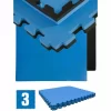 EYEPOWER 2,5cm Fitnessmatte 2,4qm – 3er Set 90x90cm Bodenschutzmatte – Fitness Bodenmatte 17