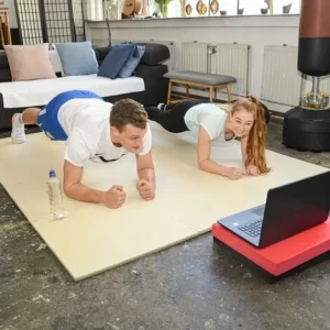 EYEPOWER 3.2qm Kampfsportmatte 2cm – 8 Judo Matten Für Zuhause 63×63 Home Gym Dojo Matte 11