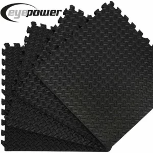 EYEPOWER 4er Set Bodenmatte Mit Rand – 63x63x1cm Trainingsmatte 13