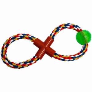 EYEPOWER Zerrspielzeug Hundespielzeug „Acht Mit Kugel“ Tierspielzeug 10