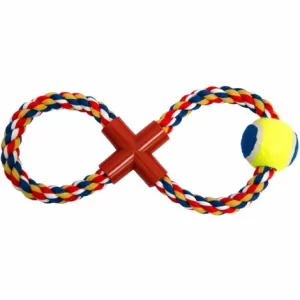 EYEPOWER Zerrspielzeug Hundespielzeug „Acht Mit Kugel“ Tierspielzeug 12
