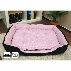 EYEPOWER Tierbett Hundebett Katzenbett Tierkissen Slim IL Pink 9