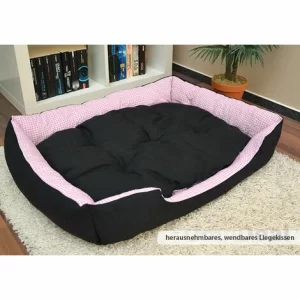 EYEPOWER Tierbett Hundebett Katzenbett Tierkissen Slim IL Pink 11