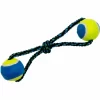 EYEPOWER Zerrspielzeug Hundespielzeug 2 Tennisbälle Tierspielzeug 16