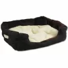 Eyepower Hundebett 82x70x20 Cm Hundekissen Waschbar Tierkissen Tierbett Katzenbett Katzenkissen Innenkissen Braun-Weiß 5
